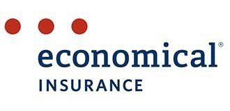 Economical Insurance logo with three red dots above the company name in blue.